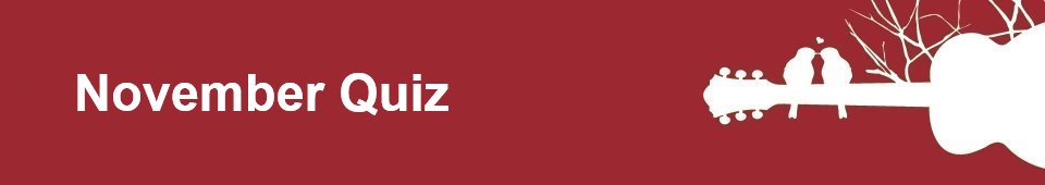 November Quiz Banner